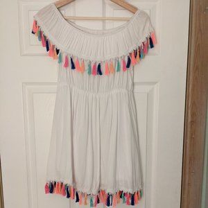 FREE gift w/ purchase 🌈 Rainbow Tassels Dress